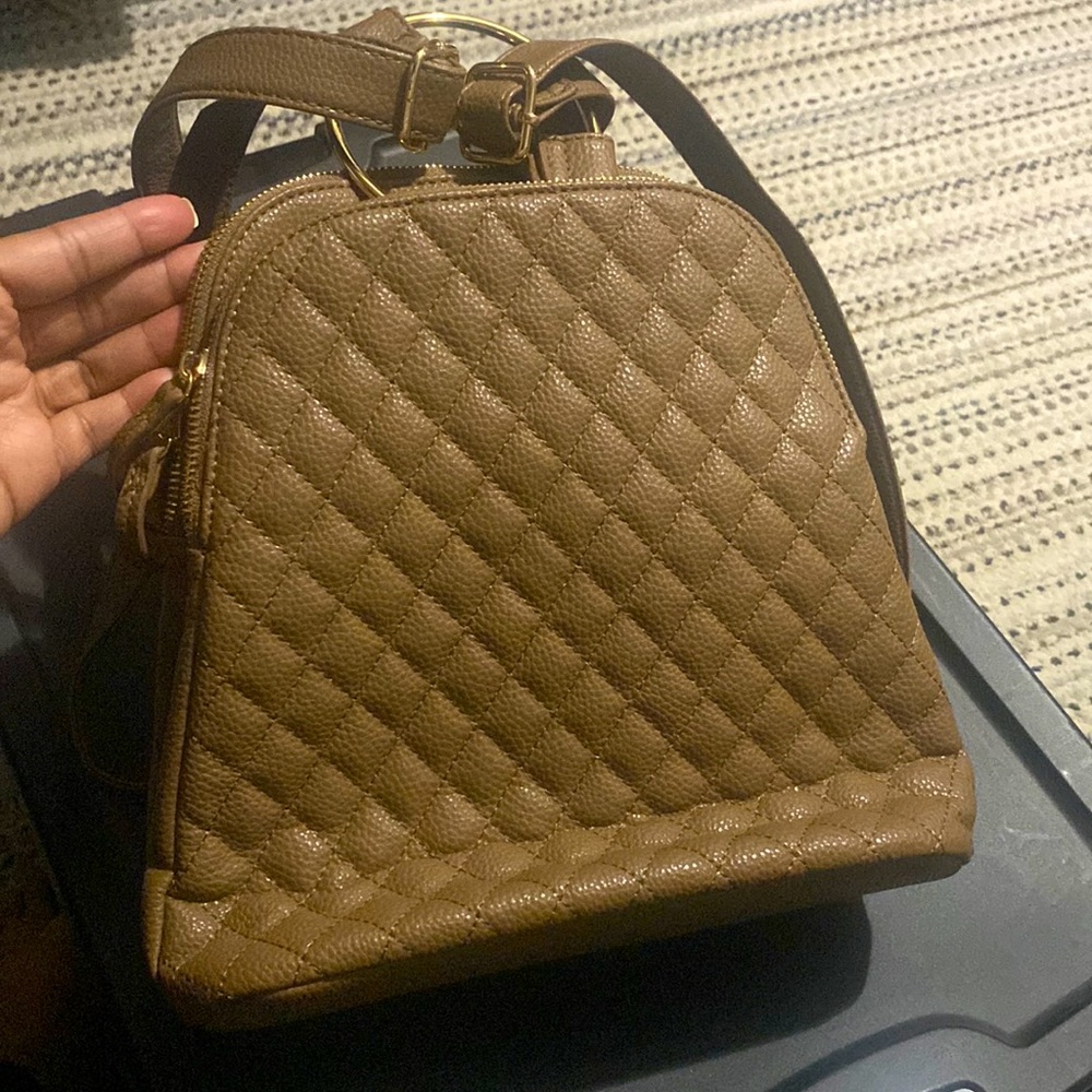 Nude Quilted Bag